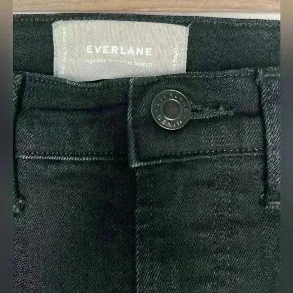 Everlane high rise  skinny jeans , sz 28 - Picture 4 of 9